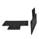 Ozco Building Products 56612 6inch TTie Plate Connector 2 per PackBlack