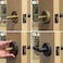 Master Lock SLCHCR10B Heavy Duty Lever Style Grade 2 Commercial Classroom Door Lock with Bump Stop Oil Rubbed Bronze Finish