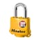 Master Lock 315KA Covered Outdoor Padlock with Key 1 Pack Yellow