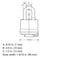 Master Lock 315KA Covered Outdoor Padlock with Key 1 Pack Yellow