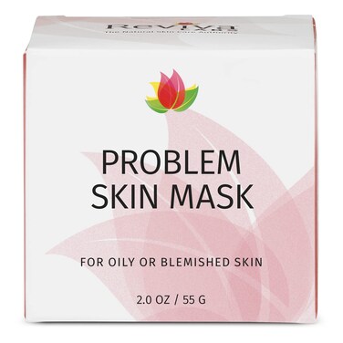 Reviva Labs Problem Skin Mask Cleansing Facial Treatment Mask for Oily Problem and BreakOut Skin with Camphor Sulfur Zinc Oxide Kaolin to cleanse pores and control oiliness