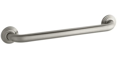 Kohler K10541BN Traditional 18Inch Grab Bar Vibrant Brushed Nickel