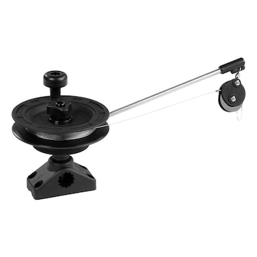 Scotty 1073DP Laketroller Manual Downrigger Post Mount Display Packed BLACK Small