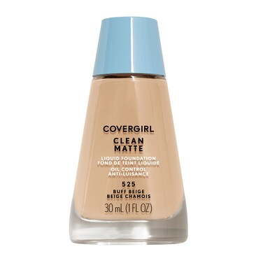 COVERGIRL Clean Matte Liquid Foundation Buff Beige 525 1 oz packaging may vary