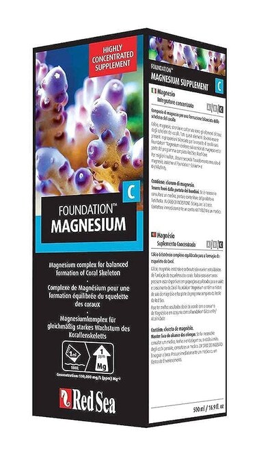 Red Sea Fish Pharm ARE22033 Reef Foundation Magnesium SupplementC for Aquarium 500ml Packaging may vary