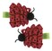 Bearington Baby Lucky Bug Ladybug Hair Barrettes Set of 2
