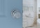 Copper Creek Polished Stainless Door Knobs  Round Colonial Knob 1 Pack Interior Passage Handle Perfect for Home Improvement  Fits All Standard Doors  Hallway Closet Bedroom Bathroom