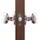 Copper Creek Polished Stainless Door Knobs  Round Colonial Knob 1 Pack Interior Passage Handle Perfect for Home Improvement  Fits All Standard Doors  Hallway Closet Bedroom Bathroom