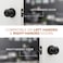 Copper Creek Polished Stainless Door Knobs  Round Colonial Knob with Privacy Locking Function for Home Improvement 1 Pack  Fits All Standard Doors  Locking Door Knob for Bedroom and Bathroom Use
