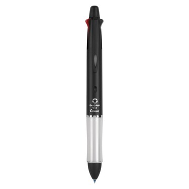 Pilot Dr Grip 41 MultiFunction Refillable  Retractable Ballpoint Pen  Pencil Fine Point Black Barrel BlackRedBlueGreen Inks Single Pen 36220