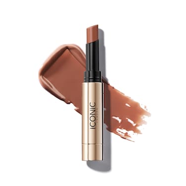 ICONIC LONDON Melting Touch Lip Balm  Hydrating Lip Balm Non Sticky Sheer Wash of Colour Cruelty Free Vegan Makeup In the Nude 010 Fl oz