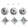 DANCO Bathtub and Shower 3Handle RemodelRebuild Trim Kit for Central Brass Faucets  Knob Handle  10L11H 10L11C 10L13D  Chrome 39616