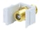 Monoprice Keystone Jack  Modular F Type White