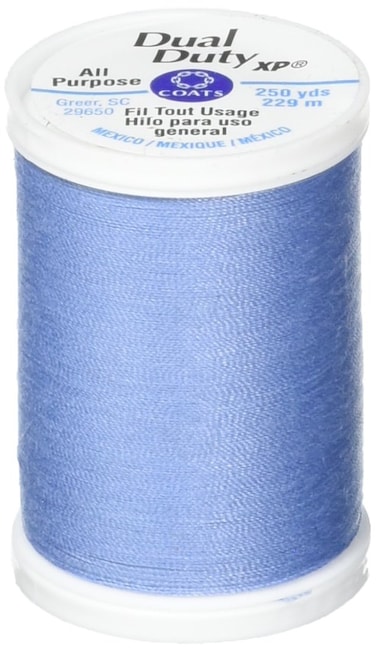 Coats Thread  Zippers S9104070 Dual Duty XP General Purpose Thread 250Yard Cloudy Blue