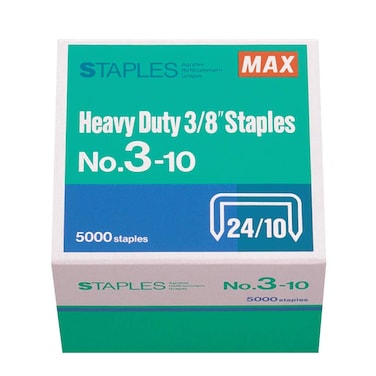 MAX 38Inch Staples for HD3DF Stapler 5000 Staples per Box 310