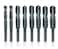 HILTEX 10005 Jumbo Silver  Deming Drill Bit Set 8 Piece 12 Inch Shank Industrial Large Drill Bit Set 916 Drill Bit to 1 Drill Bit Metal Drill Bits for Steel Reduced Shank Drill Press Bits