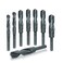 HILTEX 10005 Jumbo Silver  Deming Drill Bit Set 8 Piece 12 Inch Shank Industrial Large Drill Bit Set 916 Drill Bit to 1 Drill Bit Metal Drill Bits for Steel Reduced Shank Drill Press Bits