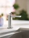 Moen S3947C Modern Deck Mounted Kitchen Soap Dispenser with Above the Sink Refillable Bottle Chrome