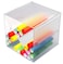 Deflecto Stackable Cube Organizer 6 inch x 6 inch