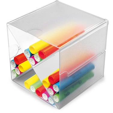Deflecto Stackable Cube Organizer 6 inch x 6 inch