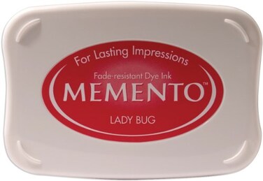 Tsukineko Memento Ink StampingRed Lady BugLargeWaterBasedTranslucent Waterproof ArchivalEmbossing pad Size 76 x 47 cm