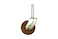 Shepherd Hardware 9051 158Inch Designer Stem Casters Wood Wheel 516Inch Stem Diameter Brown 2Pack