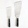Lamson 3 x 6 Chefs Slotted Turner with Noir Ultra Durable Handle  Right Hand