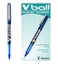 Pilot VBall Liquid Ink Rolling Ball Stick Pens Fine Point Blue Ink 12Pack 35113