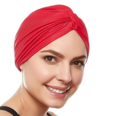 Beemo Womens Swim Bathing Turban  Red