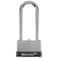 BRINKS  40mm Laminated Steel Keyed and Warded Padlock with 2 Shackle  Chrome Plated with Hardened Steel Shackle Silver