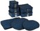Homewear 8Piece Hudson Damask China Storage Container Set Navy