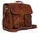 Leather briefcase laptop bag messenger satchel 16 Inch best Handmade Leather bag by Komals passion leatherSALE Brown Large
