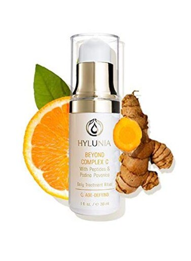 Hylunia Beyond Complex C Vitamin C Serum 10 fl oz  Hydrating AntiAging Brightening  Nourishing with Hyaluronic Acid  Vegan Clean  CrueltyFree Skincare for Radiant Skin