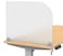 VaRoom  Desk Divider and Desk Dividers for Students Desk Privacy Panel and Privacy Shields for Student Desks Privacy Divider Frosted Acrylic Clampon Desk Partition  23 W x 18H Divider