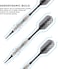 Viper Bobcat Adjustable Weight Soft Tip Darts with StorageTravel Case Nickel Silver Plated Light Blue Rings 1618 Grams