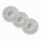 Hairstopper Drain Cover Hair Catcher for Shower and Bathtub White 3 Pack