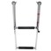 Amarine Made 2 Steps Boat Ladder Folding Pontoon Boat Ladder Stainless Steel Telescoping Dock Ladder for Marine Swimming Pool Lake