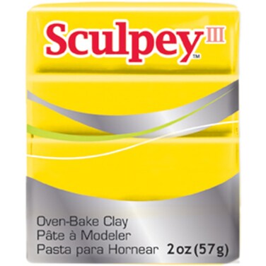 Polyform Sculpey III Polymer Clay 2 Oz Yellow