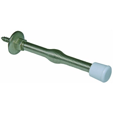 Ultra Hardware 61701 3 Satin Nickel Spring Door Stop