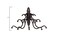 Creative CoOp Antique Cast Iron Wall Hooks in Rust Finish