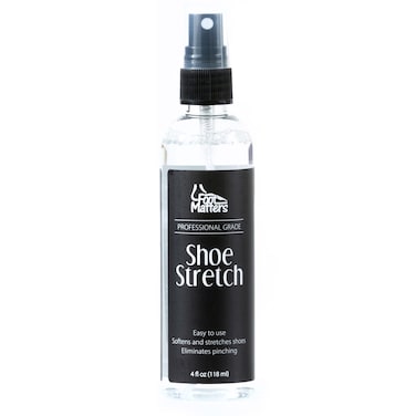 FOOTMATTERS Professional Boot  Shoe Stretch Spray  Softener for Leather Suede Nubuck Canvas  4 oz
