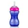 Nuby NoSpill Soft Straw Easy Grip Sippy Cup for Girls  3Pack 10 Oz  12 Months