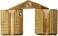 SOSS Door Hardware BH085 Brass Barrel Concealed Invisible Hinges 116 mm Width 8 mm Thickness Pack of 24