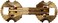 SOSS Door Hardware BH085 Brass Barrel Concealed Invisible Hinges 116 mm Width 8 mm Thickness Pack of 24