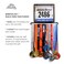 Gone For a Run BibFOLIO Plus Race Bib Holder and Running Medal Hanger Display  Race Medal Holder Display and Running Bib Holder for Runners  Race Bib and Race Medal Display for Runners