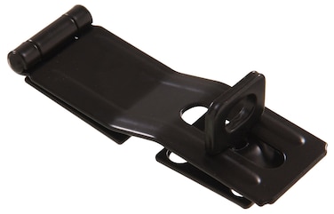 The Hillman Group 851434 312Inch Swivel Staple Safety Hasps Black Finish
