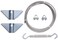 Hardware Essentials 851362 AntiSag Gate Kit Hardware Kit Steel Zinc Plated 7ft Interior and Exterior