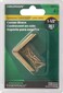 Hardware Essentials 851151 Brass Corner Braces 4 Pack 112
