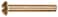 Hillman 1989 632 x 34 in Round Slotted Machine Screw  Brass 075 inches 40Pack