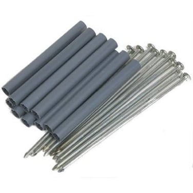 AMERIMAX HOME PRODUCTS 29044 7Inch Spike5Inch Ferrule 10Pack